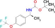 (S)-tert-butyl 1-(4-(trifluoromethoxy)phenyl)ethylcarbamate