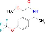 (R)-2-methoxy-N-(1-(4-(trifluoromethoxy)phenyl)ethyl)acetamide