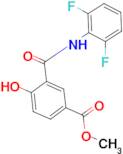 Methyl 3-(2,6-difluorophenylcarbamoyl)-4-hydroxybenzoate