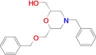 ((2S,6R)-4-benzyl-6-(benzyloxymethyl)morpholin-2-yl)methanol