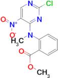 Methyl 2-((2-chloro-5-nitropyrimidin-4-yl)(methyl)amino)benzoate