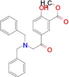 Methyl 5-(2-(dibenzylamino)acetyl)-2-hydroxybenzoate