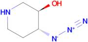 1-[(3R,4R)-3-hydroxypiperidin-4-yl]triaz-2-yn-2-ium-1-ide
