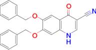 6,7-Bis(benzyloxy)-4-oxo-1,4-dihydroquinoline-3-carbonitrile