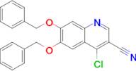 6,7-Bis(benzyloxy)-4-chloroquinoline-3-carbonitrile