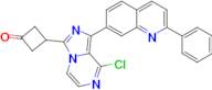 3-(8-Chloro-1-(2-phenylquinolin-7-yl)imidazo[1,5-a]pyrazin-3-yl)cyclobutanone