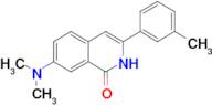 7-(Dimethylamino)-3-m-tolylisoquinolin-1(2H)-one