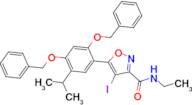 5-(2,4-bis(benzyloxy)-5-isopropylphenyl)-N-ethyl-4-iodoisoxazole-3-carboxamide