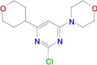 4-(2-Chloro-6-(tetrahydro-2H-pyran-4-yl)pyrimidin-4-yl)morpholine