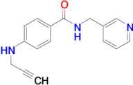 4-(Prop-2-ynylamino)-N-(pyridin-3-ylmethyl)benzamide