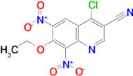 4-Chloro-7-ethoxy-6,8-dinitroquinoline-3-carbonitrile