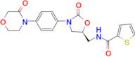 (S)-N-((2-oxo-3-(4-(3-oxomorpholino)phenyl)oxazolidin-5-yl)methyl)thiophene-2-carboxamide