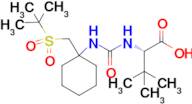 (S)-2-(3-(1-(tert-butylsulfonylmethyl)cyclohexyl)ureido)-3,3-dimethylbutanoic acid