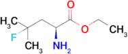 (S)-ethyl 2-amino-4-fluoro-4-methylpentanoate