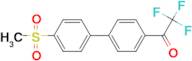 2,2,2-Trifluoro-1-(4'-(methylsulfonyl)-[1,1'-biphenyl]-4-yl)ethanone