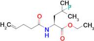 (S)-ethyl 4-fluoro-4-methyl-2-(pent-4-enamido)pentanoate