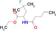 Ethyl 4-fluoro-4-methyl-2-pent-4-enamidopentanoate