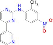 N-(2-methyl-4-nitrophenyl)-4-(pyridin-3-yl)pyrimidin-2-amine