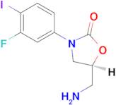 (S)-5-(aminomethyl)-3-(3-fluoro-4-iodophenyl)oxazolidin-2-one