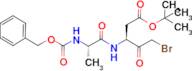 (S)-tert-butyl 3-((S)-2-(((benzyloxy)carbonyl)amino)propanamido)-5-bromo-4-oxopentanoate