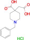 1-Benzyl-4-(carboxymethyl)piperidine-4-carboxylic acid hydrochloride