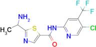 2-(1-Aminoethyl)-N-(5-chloro-4-(trifluoromethyl)pyridin-2-yl)thiazole-5-carboxamide