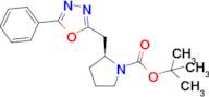 (S)-tert-butyl 2-((5-phenyl-1,3,4-oxadiazol-2-yl)methyl)pyrrolidine-1-carboxylate