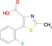 5-(2-Fluorophenyl)-2-methyl-1,3-thiazole-4-carboxylic acid