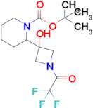 tert-Butyl 2-(3-hydroxy-1-(2,2,2-trifluoroacetyl)azetidin-3-yl)piperidine-1-carboxylate