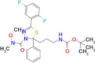 tert-Butyl (3-(5-(2,5-difluorophenyl)-3-(methoxy(methyl)carbamoyl)-2-phenyl-2,3-dihydro-1,3,4-th...