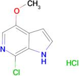 7-chloro-4-methoxy-1H-pyrrolo[2,3-c]pyridine hydrochloride