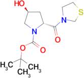 tert-Butyl (2R,4S)-4-hydroxy-2-(thiazolidine-3-carbonyl)pyrrolidine-1-carboxylate