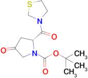 (R)-tert-butyl 4-oxo-2-(thiazolidine-3-carbonyl)pyrrolidine-1-carboxylate