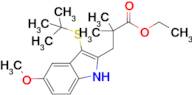 Ethyl 3-(3-(tert-Butylthio)-5-methoxy-1H-indol-2-yl)-2,2-dimethylpropanoate