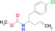 Methyl (1-(4-chlorophenyl)pent-4-en-2-yl)carbamate