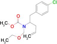 Methyl (1-(4-chlorophenyl)pent-4-en-2-yl)(ethoxymethyl)carbamate