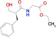 (S)-ethyl 2-(2-benzyl-3-hydroxypropanamido)acetate