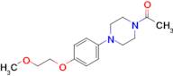 1-(4-(4-(2-Methoxyethoxy)phenyl)piperazin-1-yl)ethanone