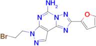 7-(2-Bromoethyl)-2-(furan-2-yl)-7H-pyrazolo[4,3-e][1,2,4]triazolo[1,5-c]pyrimidin-5-amine