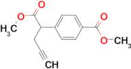 Methyl 4-(1-methoxy-1-oxopent-4-yn-2-yl)benzoate