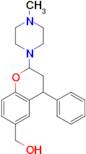 (2-(4-methylpiperazin-1-yl)-4-phenylchroman-6-yl)methanol