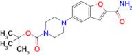 tert-Butyl 4-(2-carbamoylbenzofuran-5-yl)piperazine-1-carboxylate