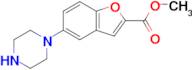 Methyl 5-(piperazin-1-yl)benzofuran-2-carboxylate