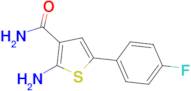 2-Amino-5-(4-fluorophenyl)thiophene-3-carboxamide