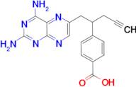 4-(1-(2,4-Diaminopteridin-6-yl)pent-4-yn-2-yl)benzoic acid