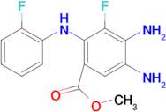 Methyl 4,5-diamino-3-fluoro-2-((2-fluorophenyl)amino)benzoate