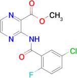 Methyl 3-(5-chloro-2-fluorobenzamido)pyrazine-2-carboxylate