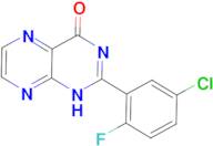 2-(5-chloro-2-fluorophenyl)-1,4-dihydropteridin-4-one