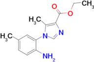 Ethyl 1-(2-amino-5-methylphenyl)-5-methyl-1H-imidazole-4-carboxylate