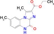 Ethyl 1,8-dimethyl-4-oxo-4,5-dihydroimidazo[1,2-a]quinoxaline-2-carboxylate